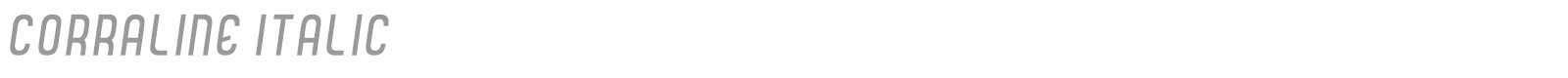 Corraline font preview
